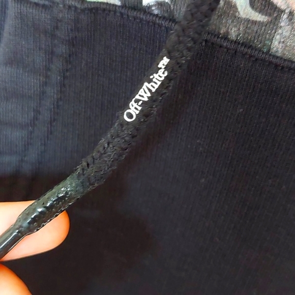 Off white black caravaggio hooded sweatshirt - Picture 5 of 15